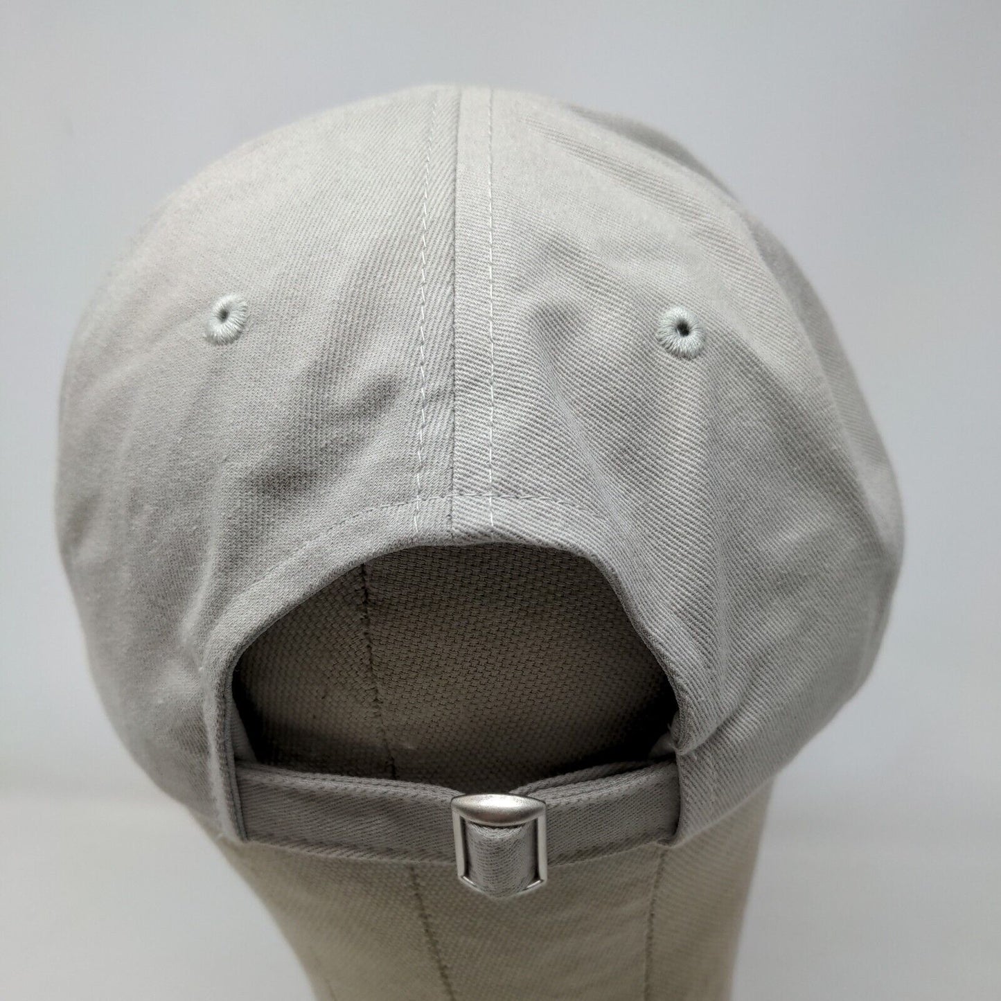 ADPA Men's Slideback Hat Gray Adjustable Embroidered Logo 100% Cotton