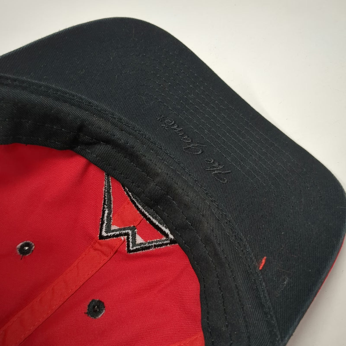 The Game Coors Light Mountain Logo Red Black Baseball Cap Hat One Size Slideback