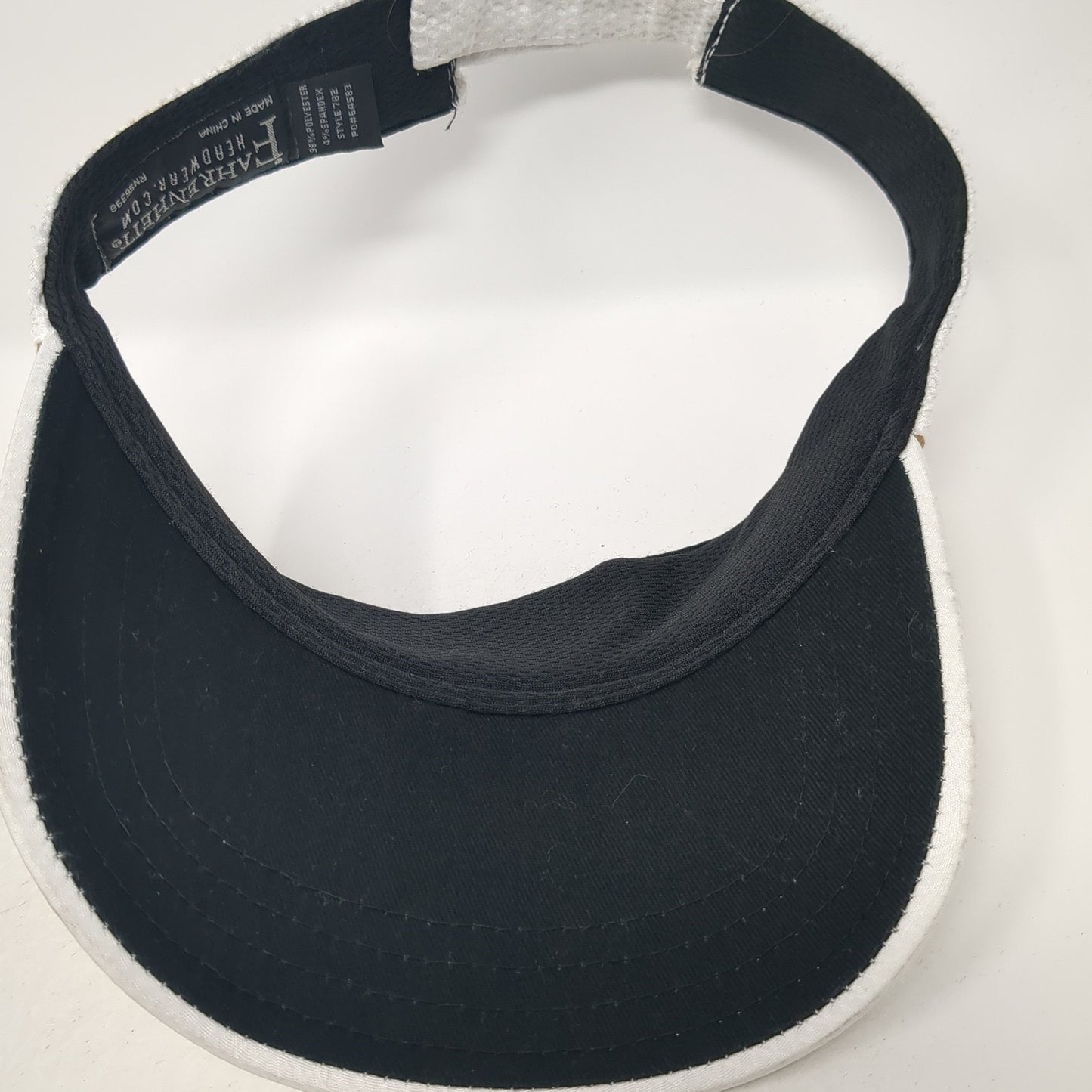 Pinner Throwback Ipa Sun Visor Hat White OS Adjustable Embroidered Fahrenheit