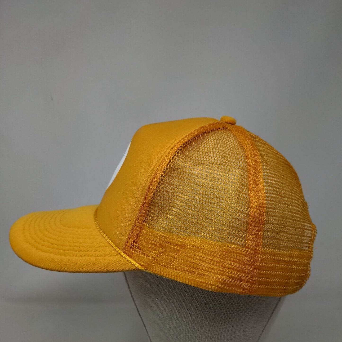 Keith Harkin Snapback Trucker Hat Yellow OSFM Adjustable Rope Mesh Back Otto