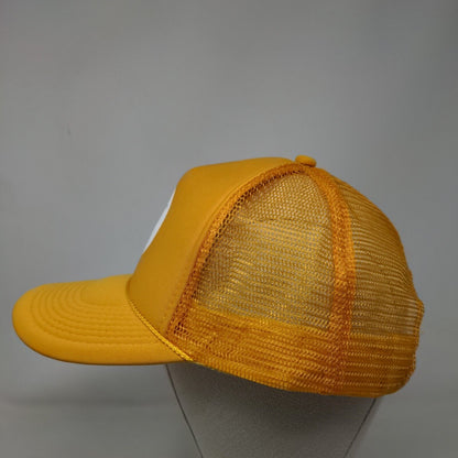 Keith Harkin Snapback Trucker Hat Yellow OSFM Adjustable Rope Mesh Back Otto