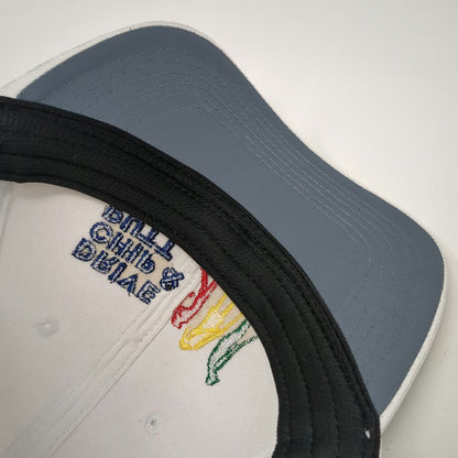 Drive Chip & Putt White One Size Baseball Cap Hat Performance Golf Strapback