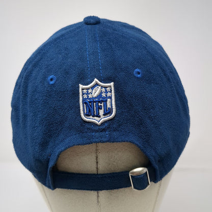 NFL Super Bowl LIII New Era Cap Blue One Size Suede Logo Hat Slideback 9TWENTY