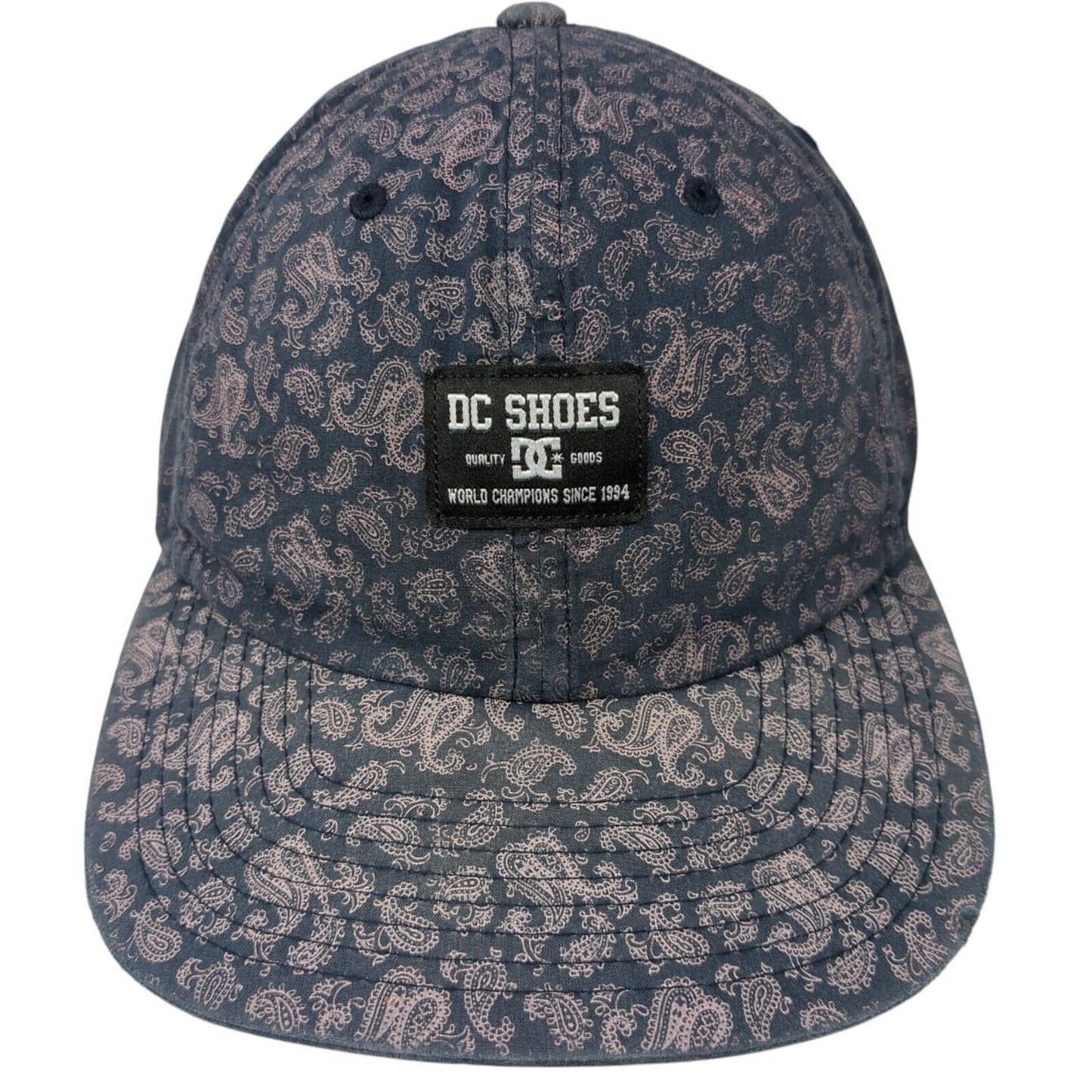 DC Shoes Patch Snapback Hat Multicolor One Size Adjustable Paisley