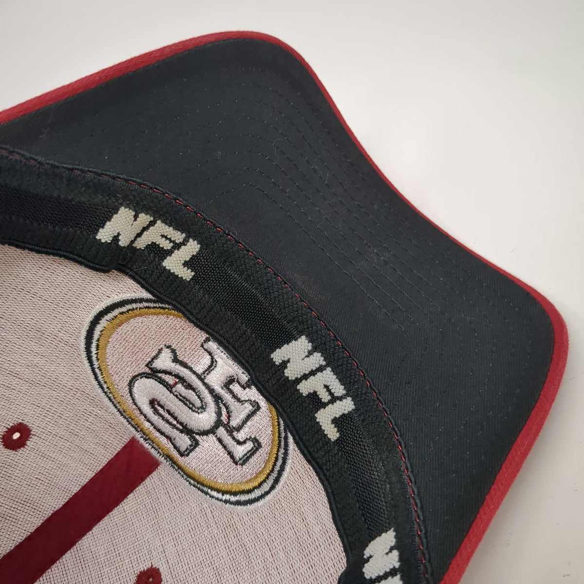 San Francisco 49ers NFL Reebok Red Cap One Size Stretch Fit Embroidered Logo Hat