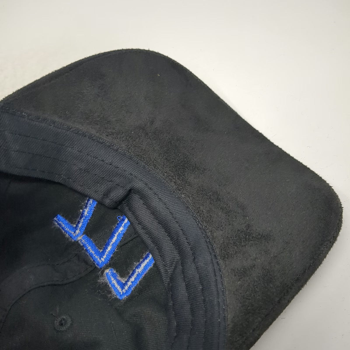 Boeing Baseball Cap Black One Size 777 Suede Brim Slideback Aviation Hat