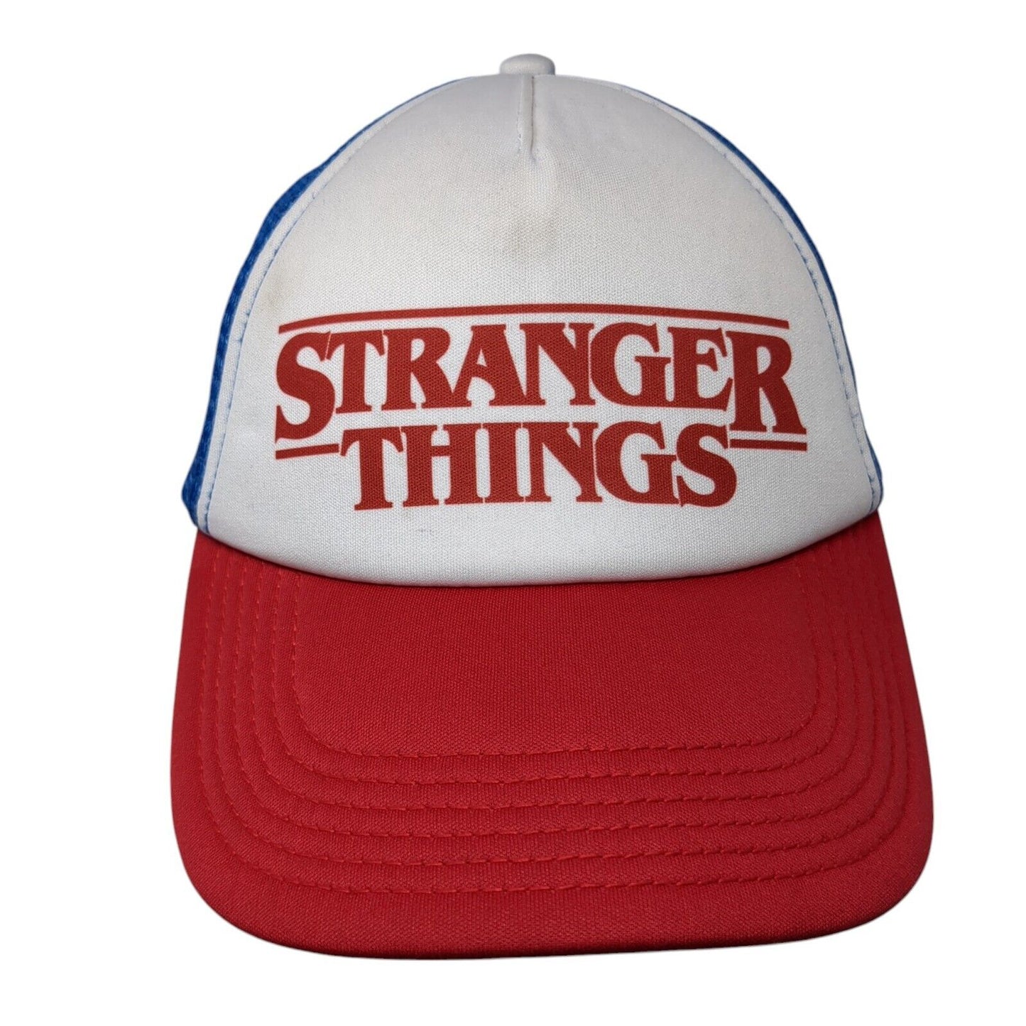 Stranger Things Snapback Trucker Hat Multicolor OS Adjustable Mesh Back Netflix