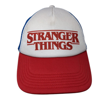 Stranger Things Snapback Trucker Hat Multicolor OS Adjustable Mesh Back Netflix