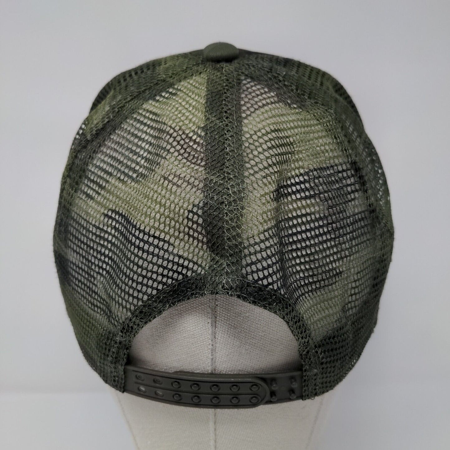D'lights Posse Snapback Rope Trucker Hat Camo OSFA Mesh Back Cobra