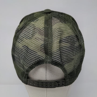 D'lights Posse Snapback Rope Trucker Hat Camo OSFA Mesh Back Cobra