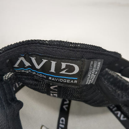AVID Trucker Hat Green Camo One Size Fishing Hook Patch Mesh Snapback