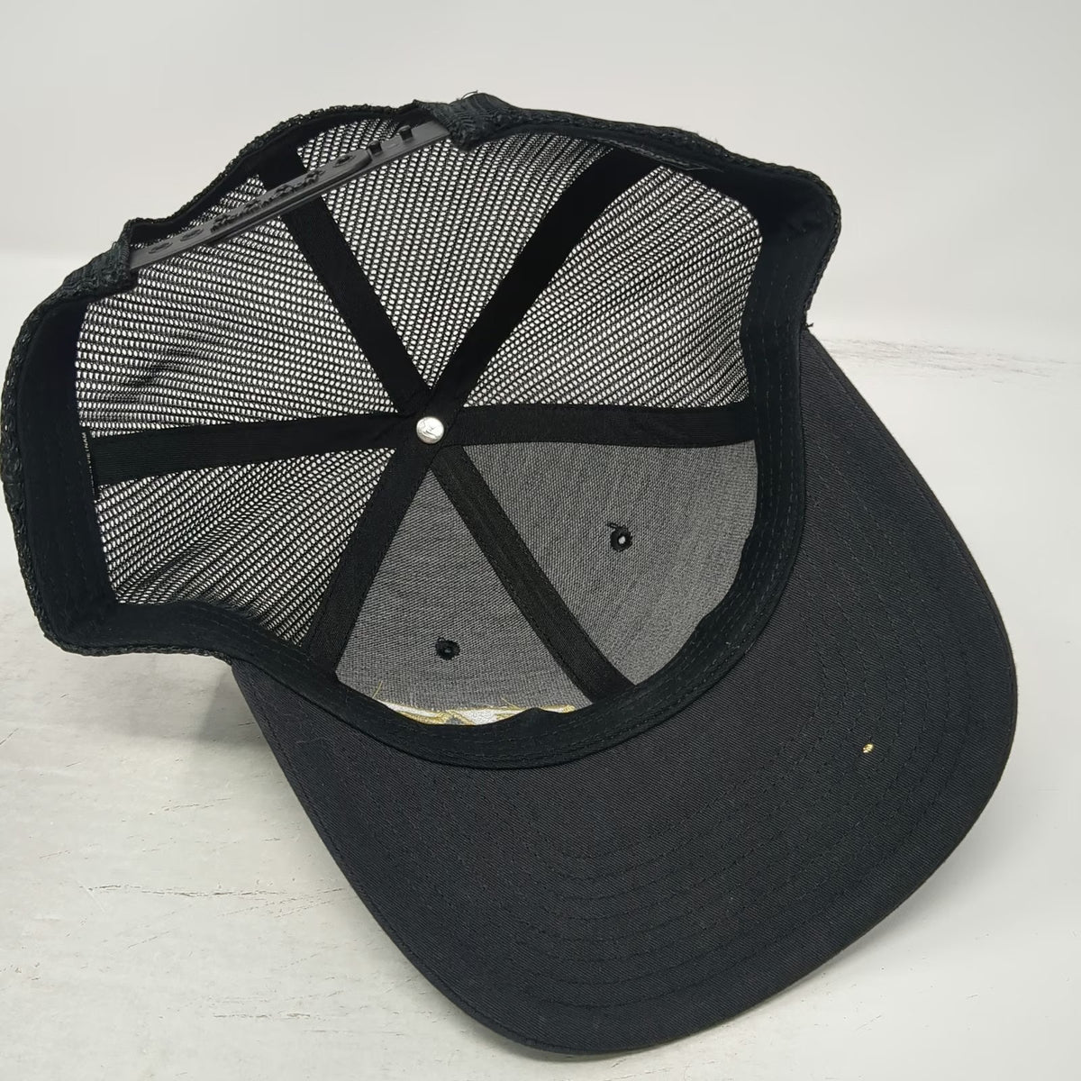 Richardson Trucker Hat Black XL 42 Mesh Snapback Signature Ross Chastain