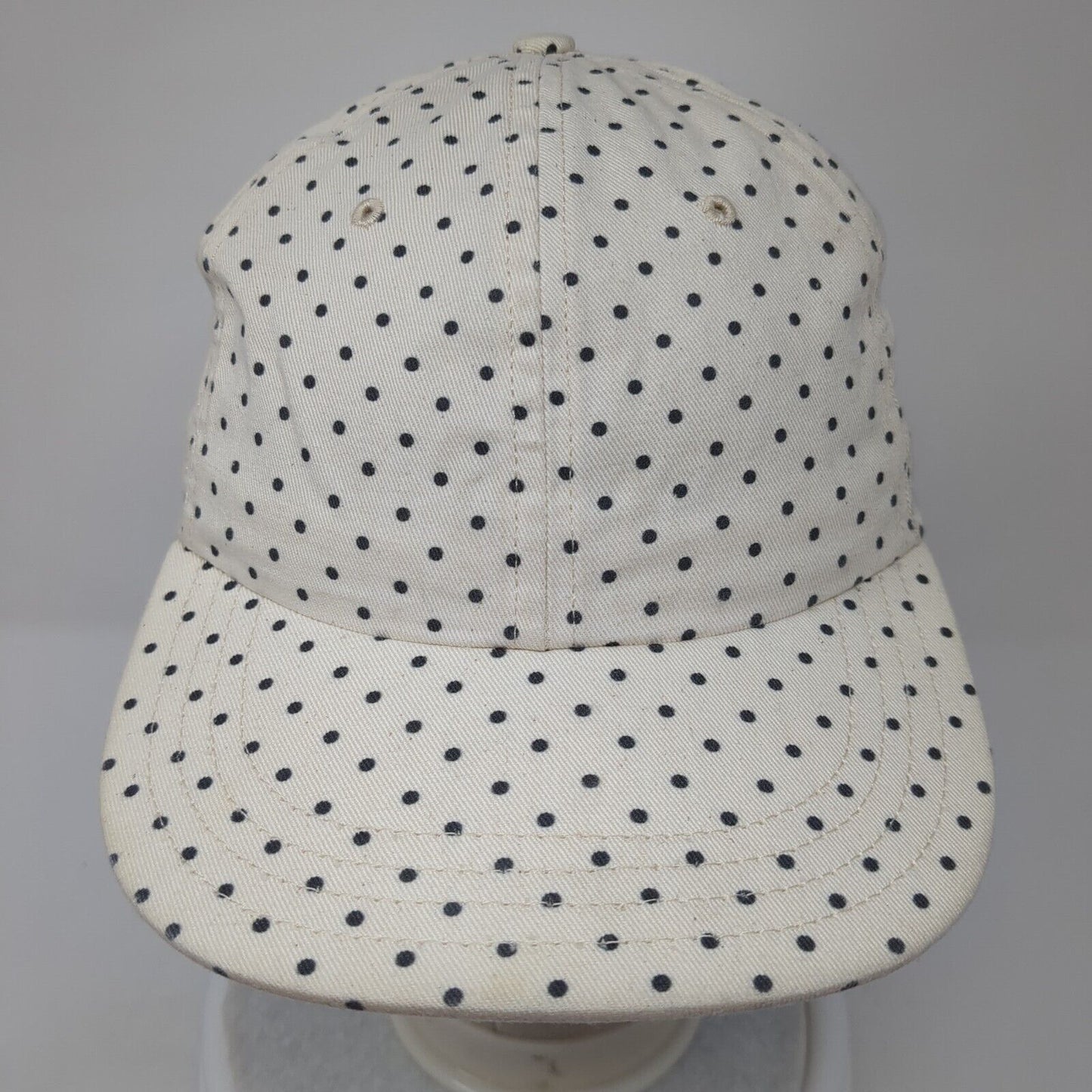 To The Market Slideback Baseball Cap Multicolor OS Adjustable Polka Dot Blank