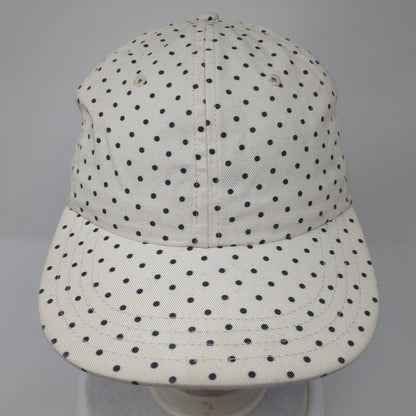 To The Market Slideback Baseball Cap Multicolor OS Adjustable Polka Dot Blank