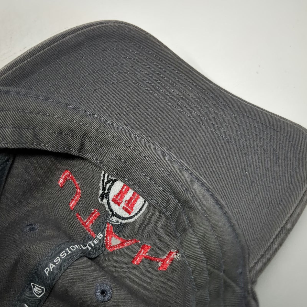 Utah Utes NCAA Top of the World Gray Red White One Size Hat Slideback Cotton