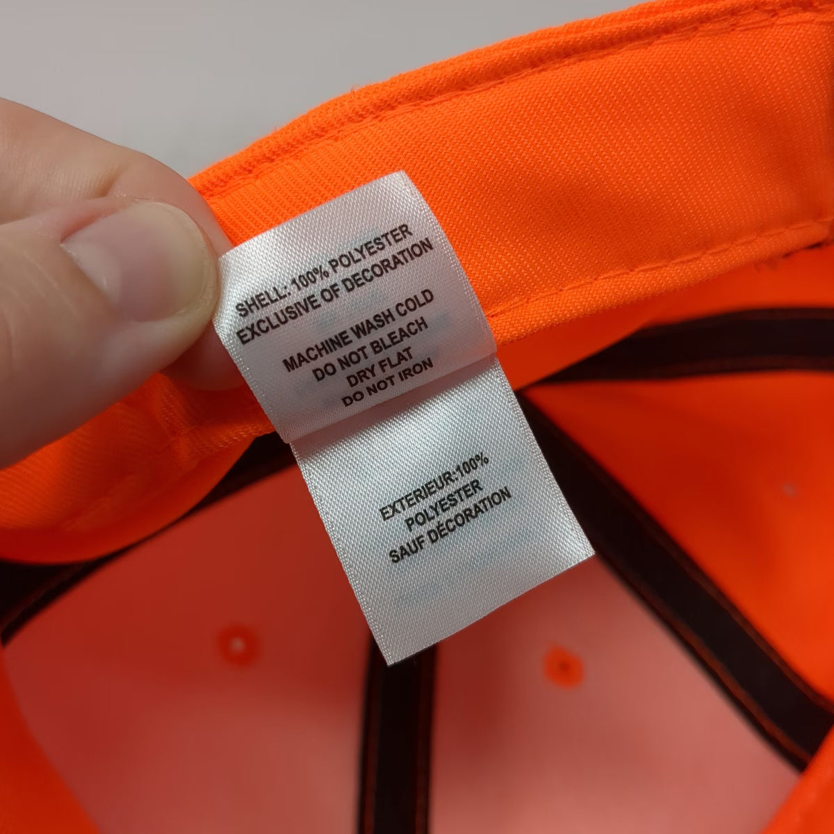 RedHead Baseball Cap Orange One Size Hook Loop Strapback Hunting Safety Hat
