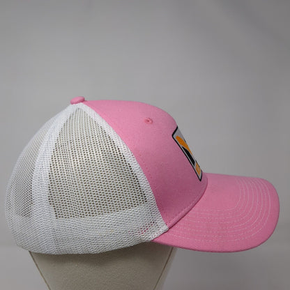 Ness Campbell Snapback 2239 Trucker Hat Pink OS Adjustable Mesh Back Tricor