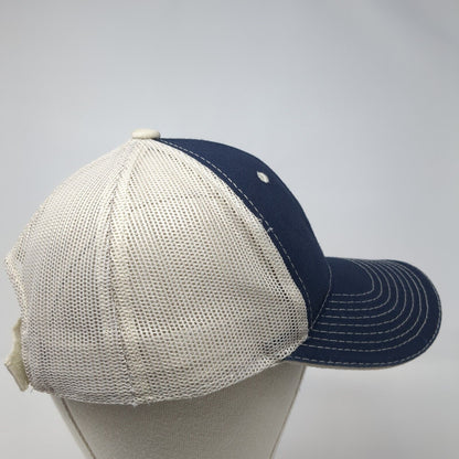 GROWhuts Strapback Trucker Hat Blue One Size Adjustable Mesh Back OC Sports