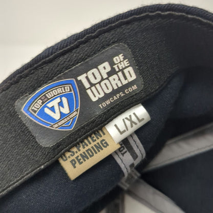 BYU Cougars NCAA Top of the World Cap Blue XL Memory Fit Embroidered Logo Hat