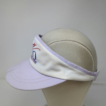 Hanes Headwear Visor Purple Idaho Centennial 1890-1990 Adjustable Hat Vintage