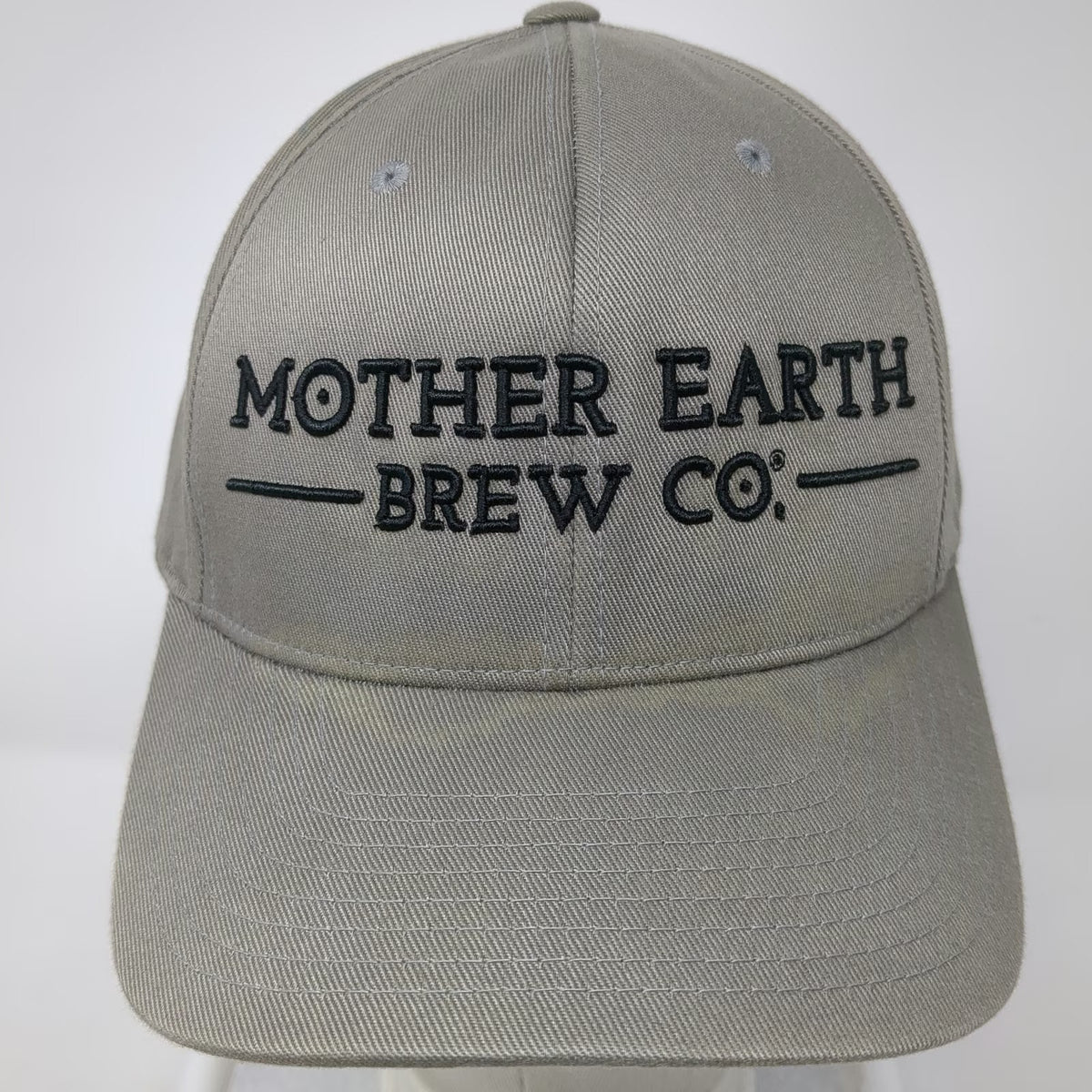 Flexfit Baseball Cap Gray XL Mother Earth Brew Co Love Your Craft Beer Hat