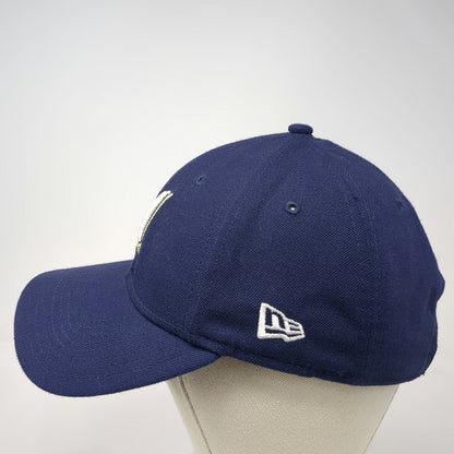 Milwaukee Brewers MLB New Era Blue Baseball Cap One Size Strapback Curved Brim