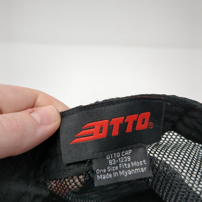 Captain's Sports Lounge Snapback Trucker Hat Gray One Size Mesh Back