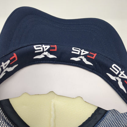 F45 Functional 45 Training Snapback Trucker Hat Blue OS Adjustable Mesh Back
