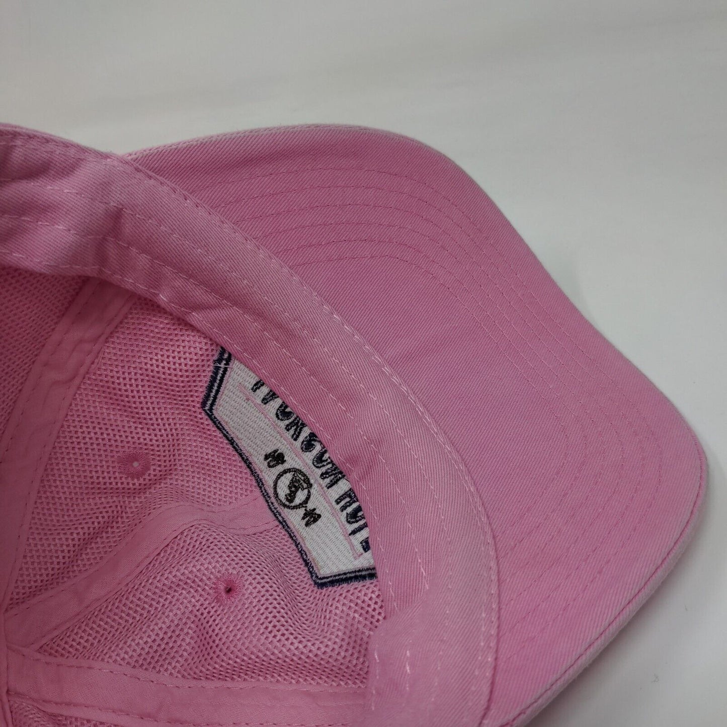 Jackson Hole Wyoming USA Strapback Hat Pink One Size Embroidered