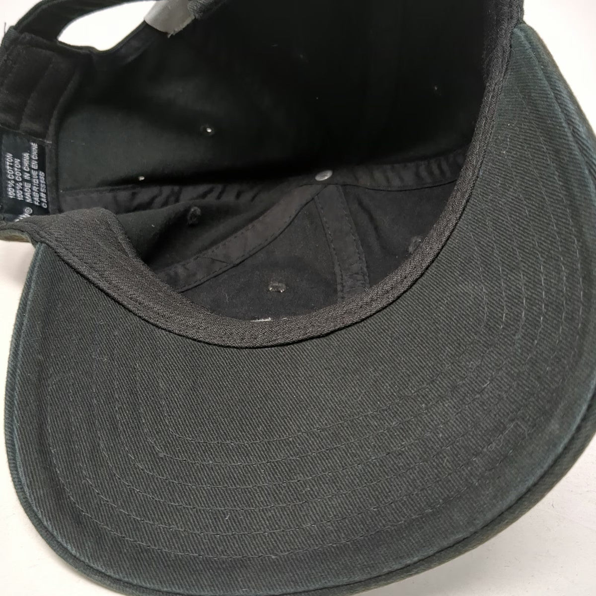 Callaway Baseball Cap Black One Size Slideback Cotton Adjustable Logo Golf Hat