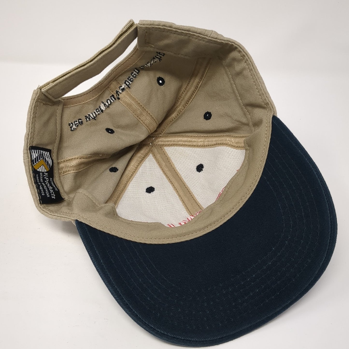 Bottom Line Baseball Cap Brown OS Adjustable Embroidered 6 Panel K-Products