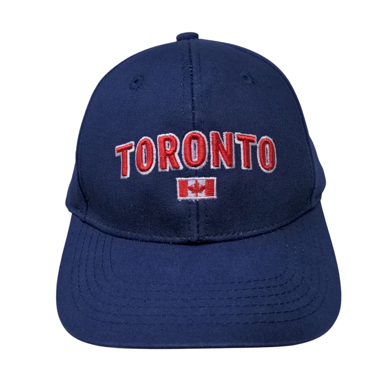 Toronto Canada Strapback Hat Blue OSFM Adjustable Embroidered 6 Panel