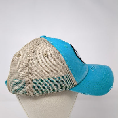 Not Today Heifer Ponyback Trucker Hat Multi OS Adjustable Distressed KB ETHOS