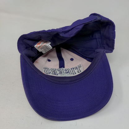 Clemson Tigers Strapback Hat Purple Orange Embroidered Logo NCAA Adjustable