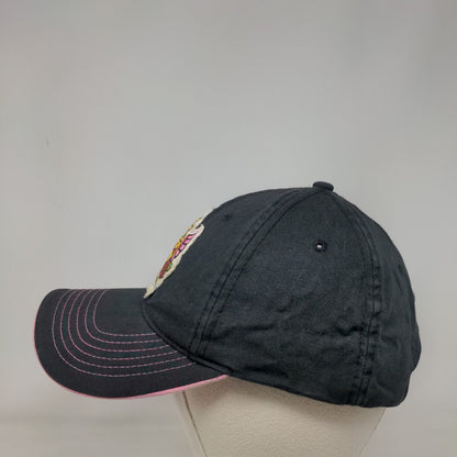 Supergirl Patch Strapback Hat Black Youth Adjustable Vent Holes
