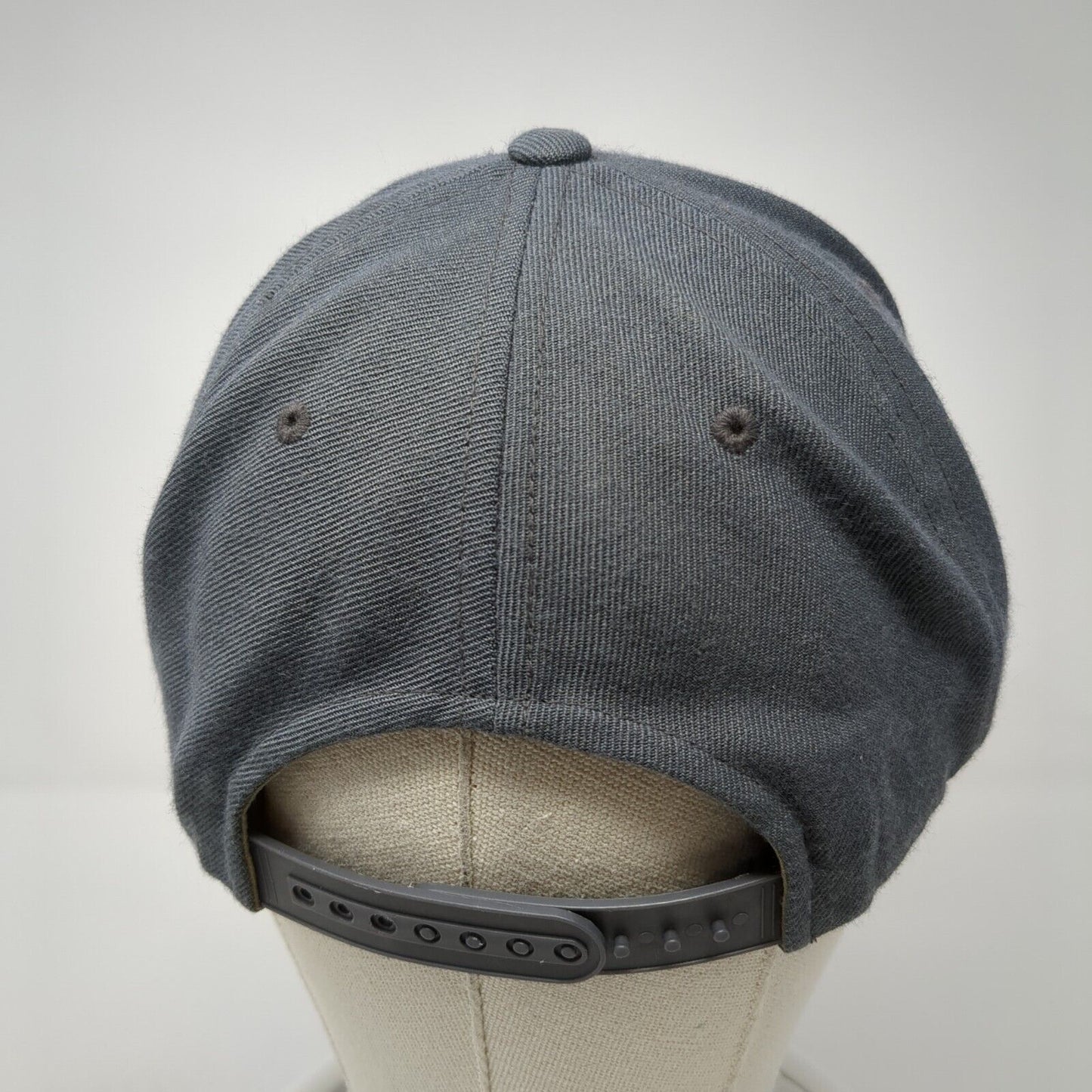Idaho 21 Snapback Hat Gray One Size Adjustable Embroidered Yupoong