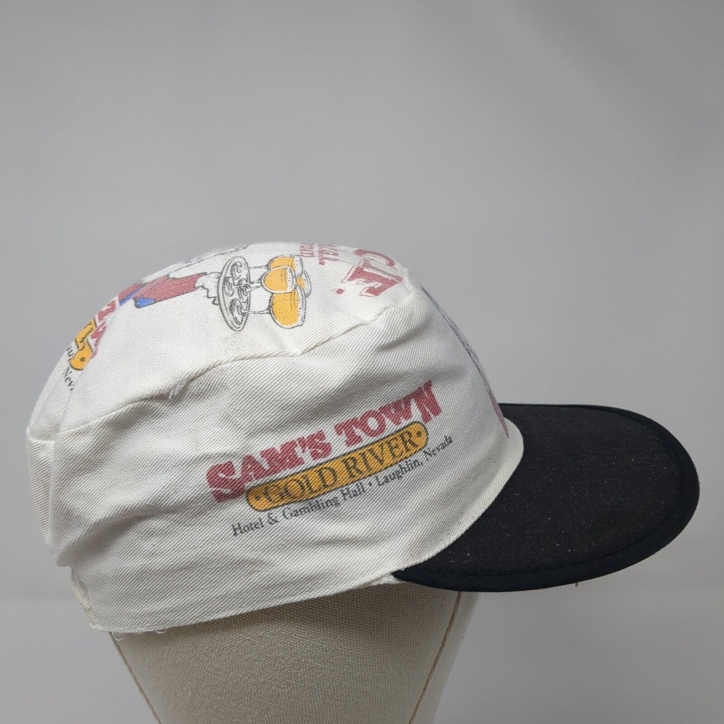 Sam's Town Gold River Fitted Cadet Army Cap Multicolor One Size Graphic Print