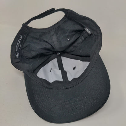 The YMCA Youth Strapback Hat Black Adjustable 6 Panel Outdoor Cap