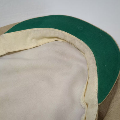 Landmark Sportswear Texace La Quinta Beige Newsboy Cap Hat Tree OSFM Vintage