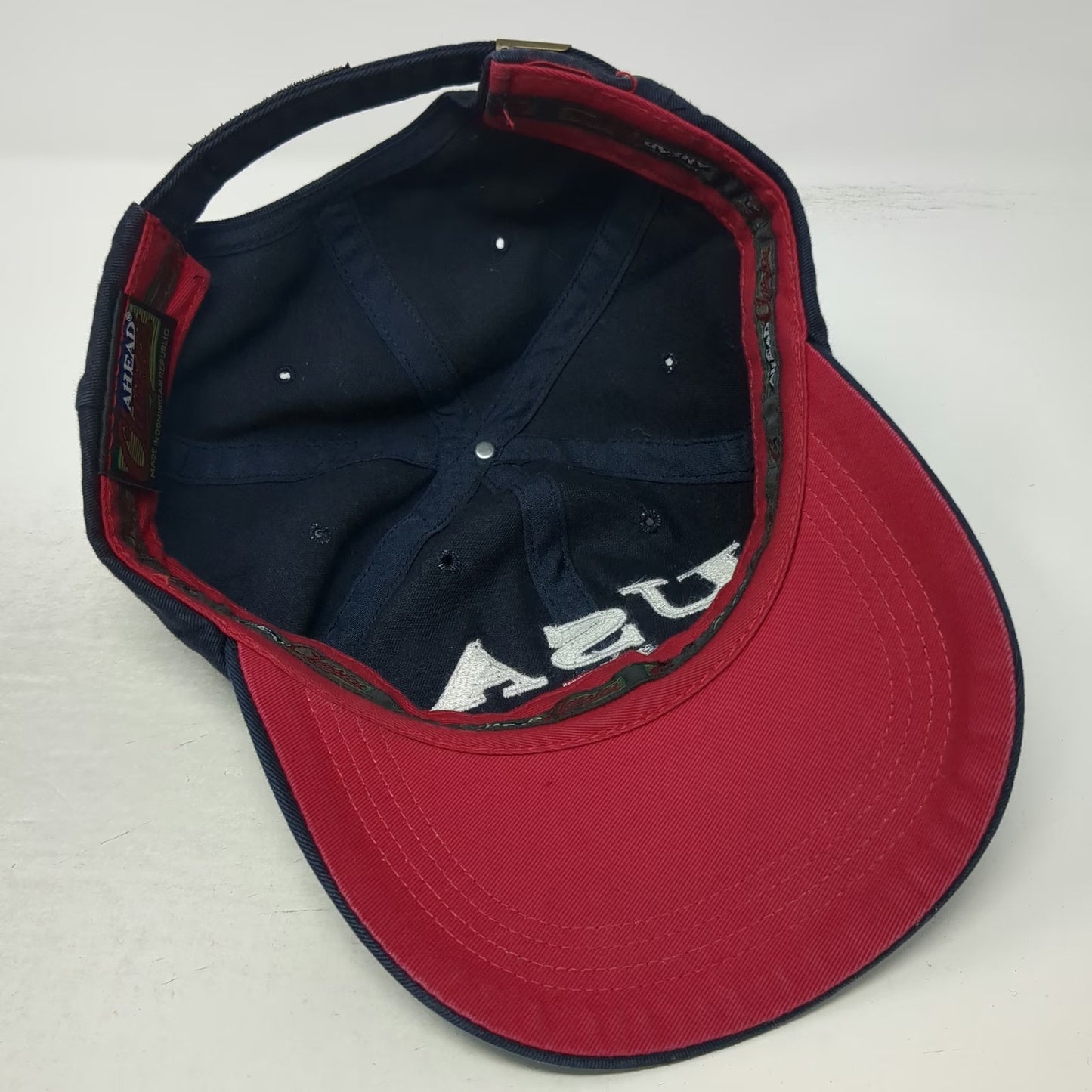 Ahead Baseball Cap Blue One Size USA North Jersey Country Club Slideback Hat