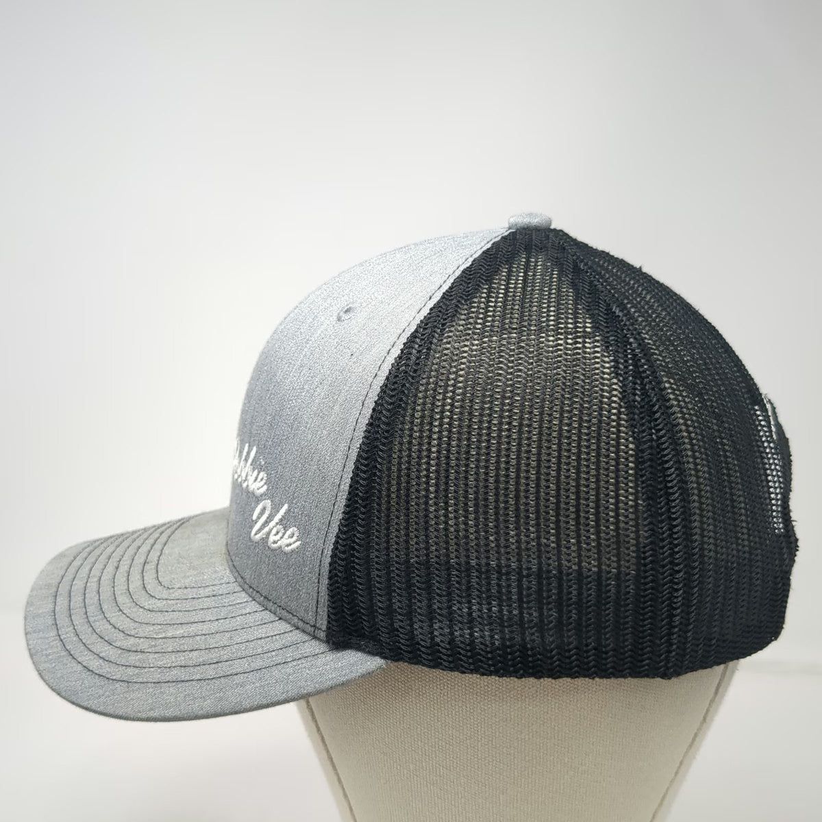 Richardson Trucker Hat Gray One Size Robbie Vee Let's Talk Story Snapback