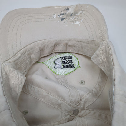 Wildlife Rescue Center Slideback Hat Beige One Size Adjustable Embroidered