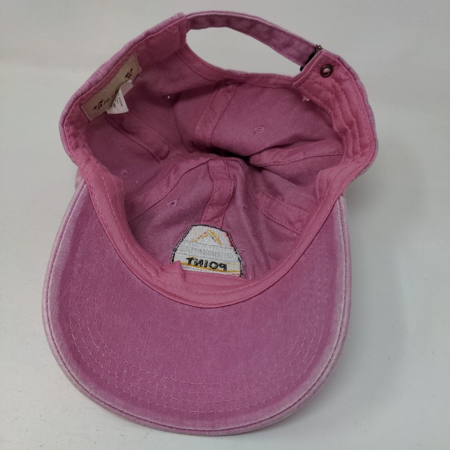 Southernmost Point Key West FL Slideback Hat Purplish-Pink OSFA Embroidered