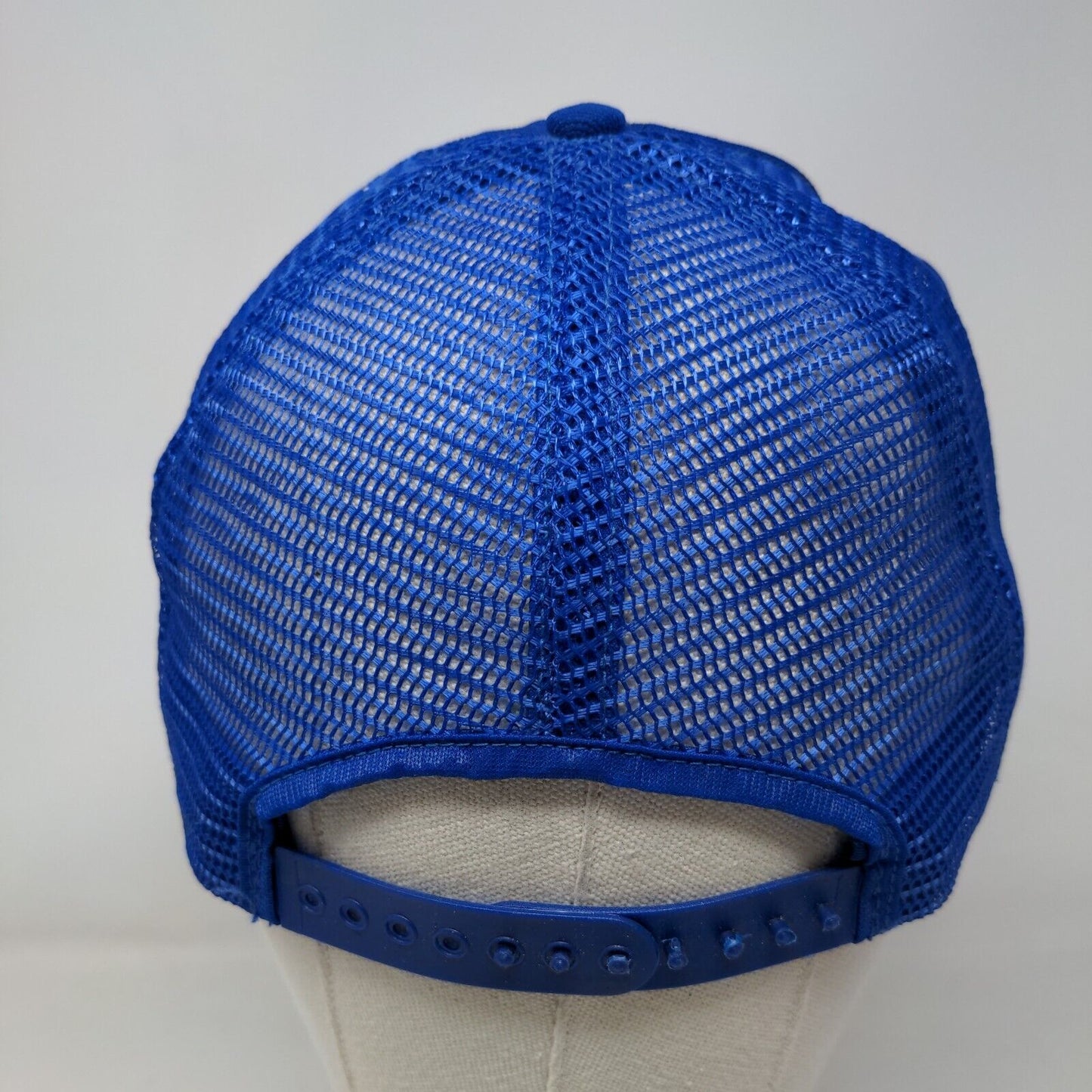 Rising Star Cap Co. Snapback Trucker Hat Blue Large Adjustable Mesh Back