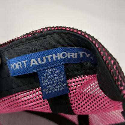 Port Authority Snapback Trucker Hat Multicolor OS Adjustable Mesh Back Cotton
