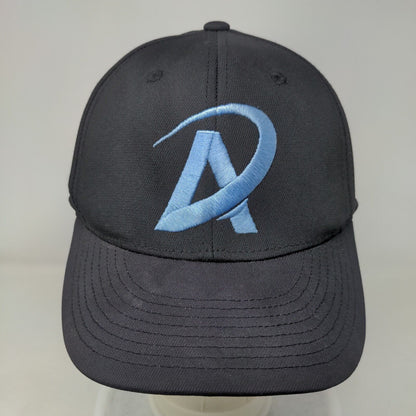 Champro Fitted Hat Black L/XL C Fit Lightweight Embroidered Vented Holes 6 Panel