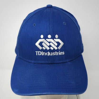 TDIndustries Logo Fitted Hat Blue XL Embroidered Mustache New Era