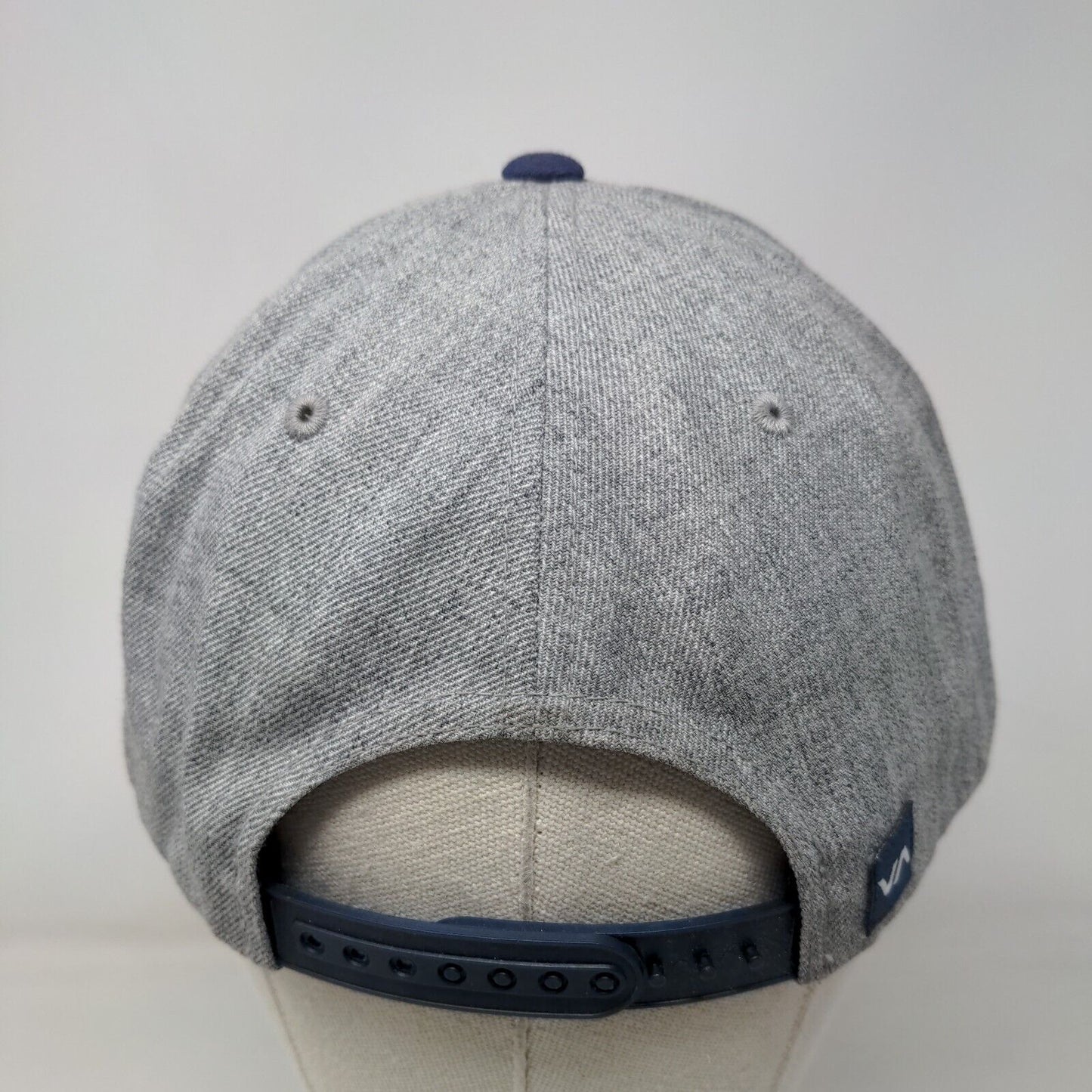 RVCA Snapback Hat Multicolor One Size Mid Fit Adjustable Embroidered 6 Panel