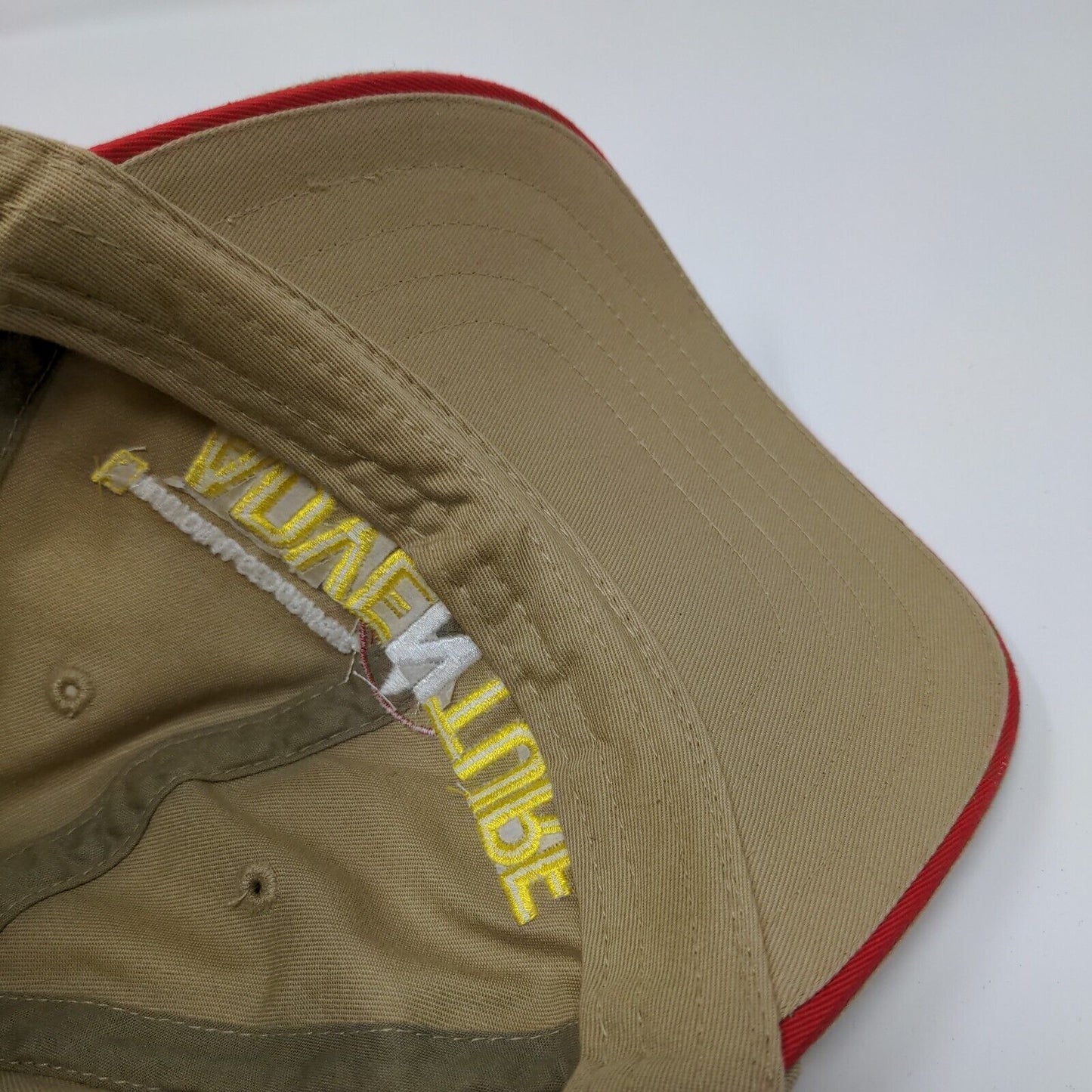 National Geographic Adventure Strapback Hat Tan OSFA Adjustable Embroidered