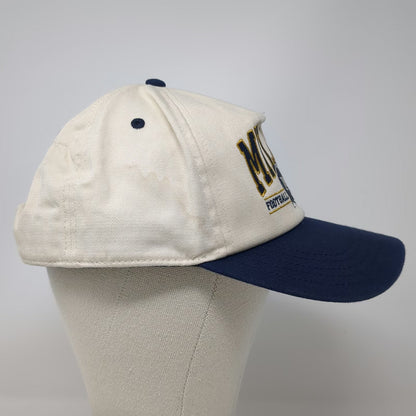 American Needle 5 Panel Miller Lite Football League Hat White One Size Blue